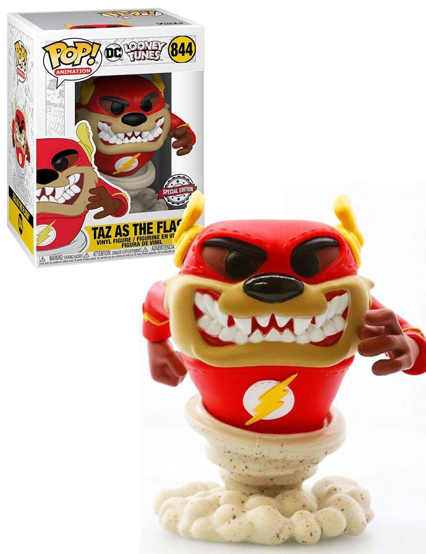 #844 DC/Looney Tunes - Taz as The Flash - FYE Exclusive - Funko Pop!