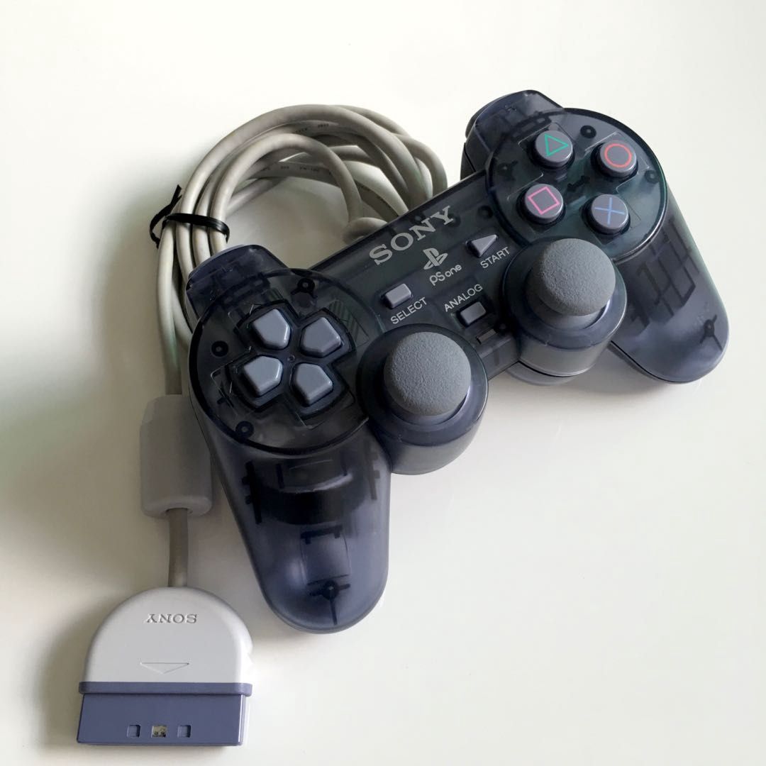 Playstation PSOne Dualshock 1 Contoller | Transluscent Black