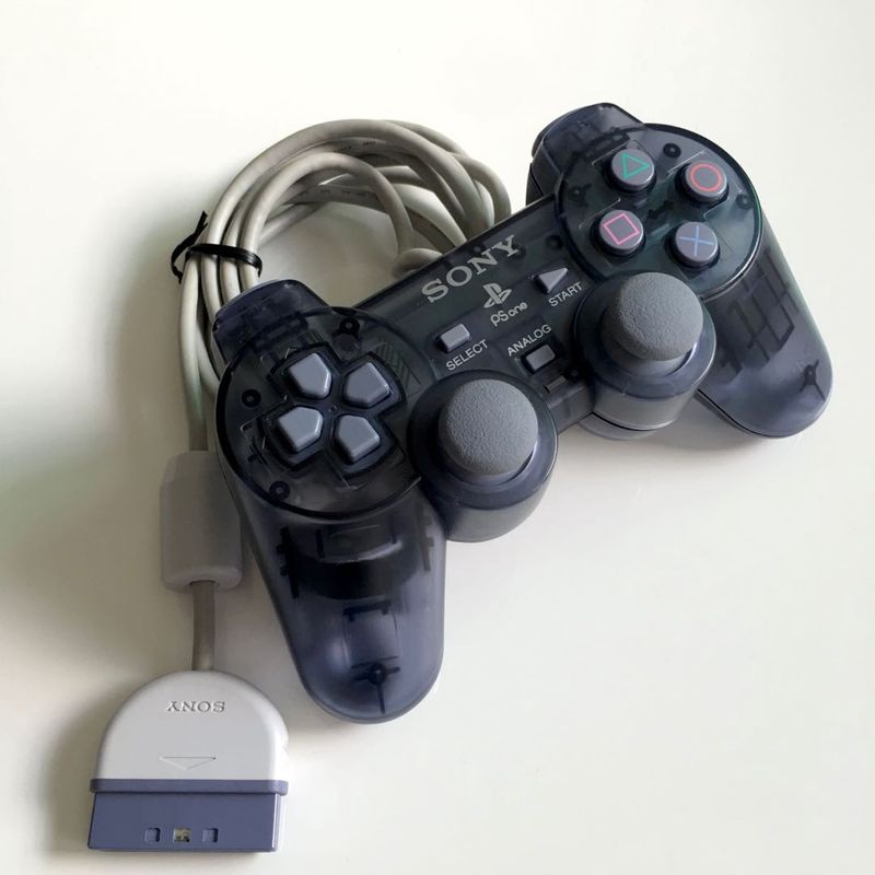 Playstation PSOne Dualshock 1 Contoller | Transluscent Black