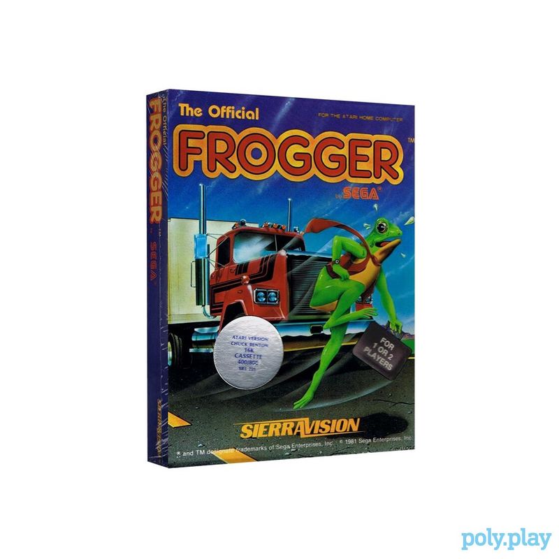 Frogger - SierraVision - Cassette - Atari 400/800