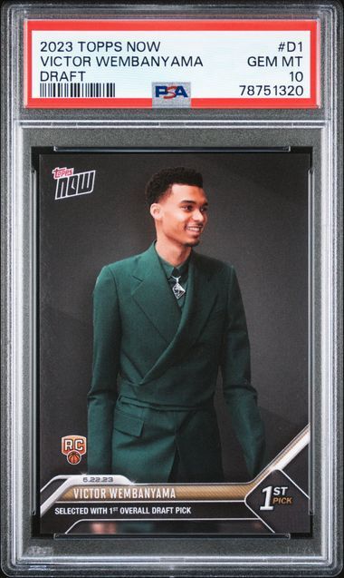 PSA 10 - Topps Noq Victor Webanyama Draft (78751320)