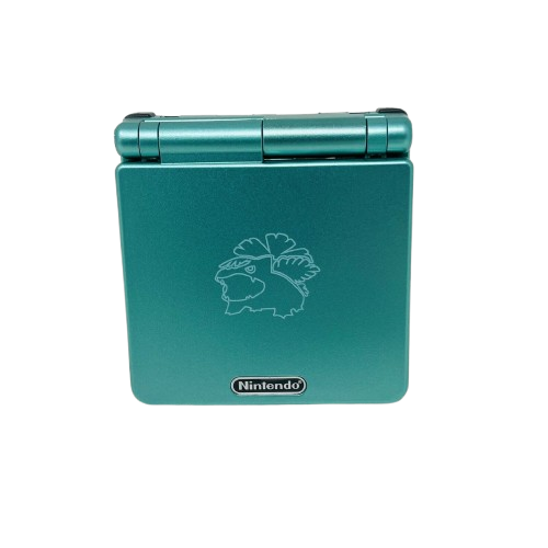 Game Boy Advance SP System - Modded Venusaur - Green