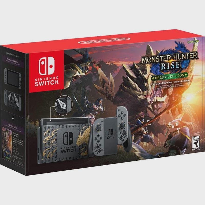 Monster Hunter Rise (Nintendo Switch Special Edition) Console - Nintendo Switch