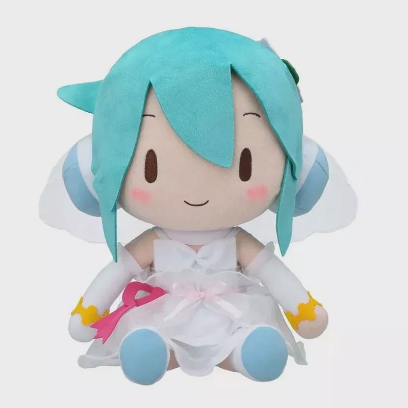 Miku Hatsune White Dress Fuwapuchi - Plush