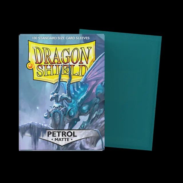 Dragon Shield - Petrol - Matte Standard Sized Card Sleeves [100 Count]