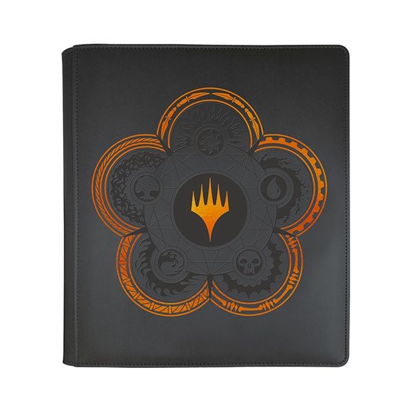 Binder: PRO 12-Pocket Zippered MTG- Mana 7 Color Wheel