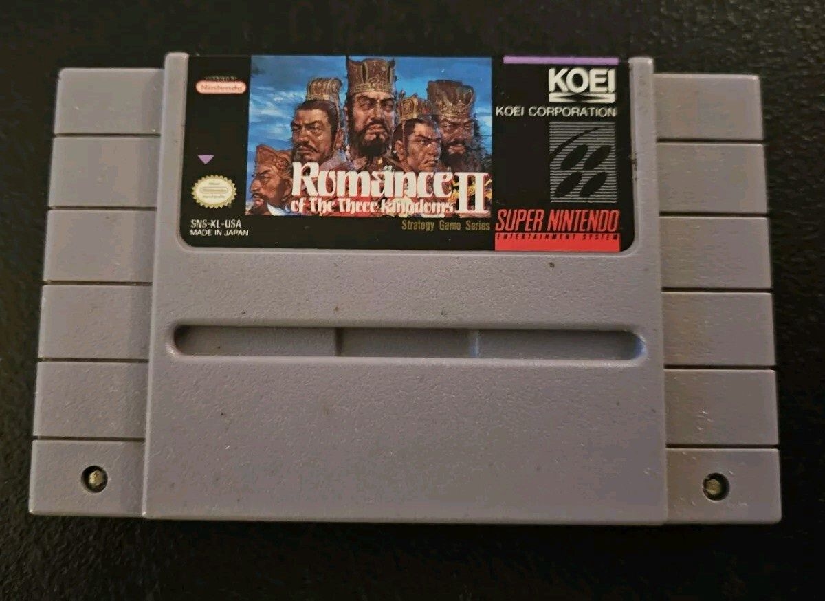 Romance Of The Three Kingdoms II - SNES, Condition: Loose