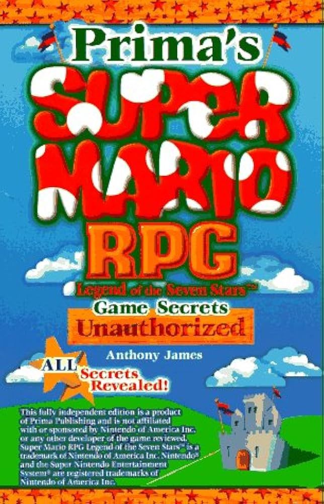 Super Mario RPG - Prima - Secrets - Strategy Guide Book