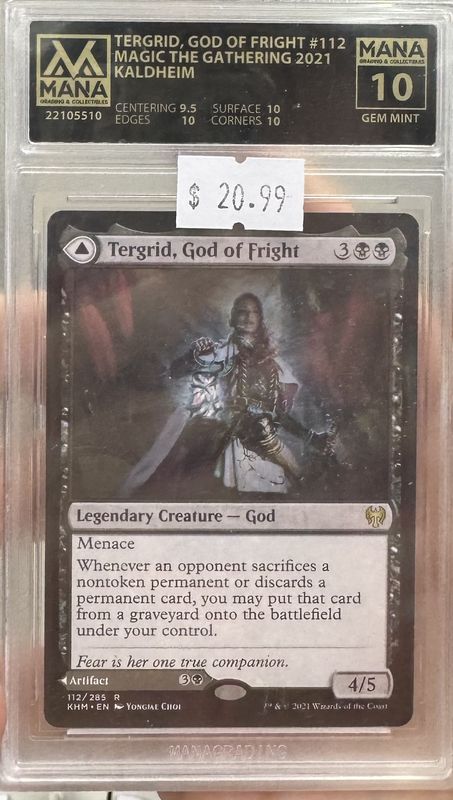 MANA 10 - #112 Tegrid God of Fright - (22105510)