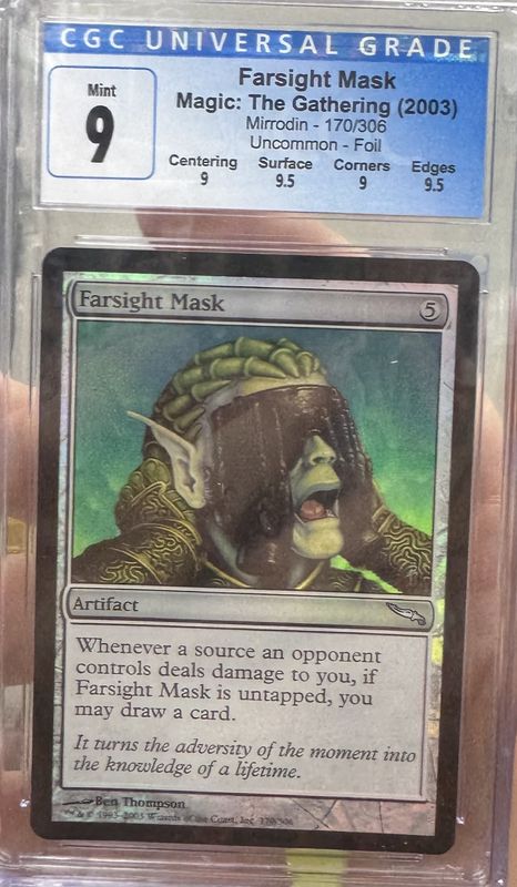 CGC 9 - #170/306 - Farsight Mask - Mirrodin - (3887843271))