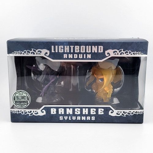 World of Warcraft - 2018 BLIZZARD EXCLUSIVE - LIGHTBOUND ANDUIN &amp; BANSHEE SYLVANAS Figure