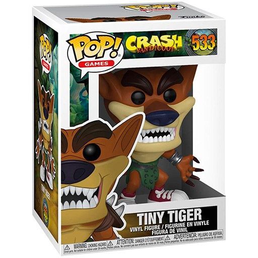 #533 - Crash Bandicoot - Tiny Tiger - Funko Pop!