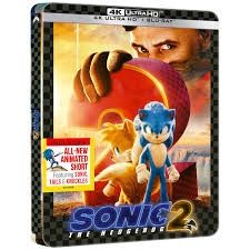 4k Ultra HD + Blu Ray + DVD - Sonic the hedgehog 2