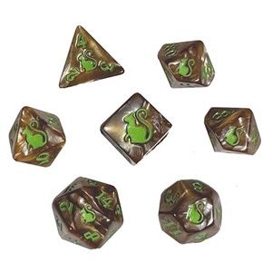 Kitty Clacks Dice: Hazel Seven