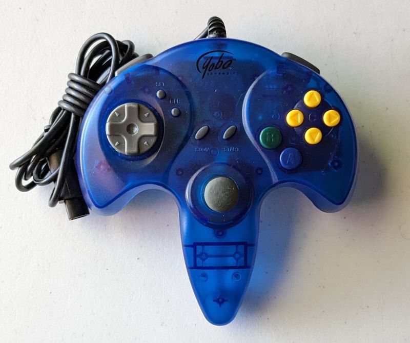 3rd Party - N64 Yobo 64 Controller | Blue