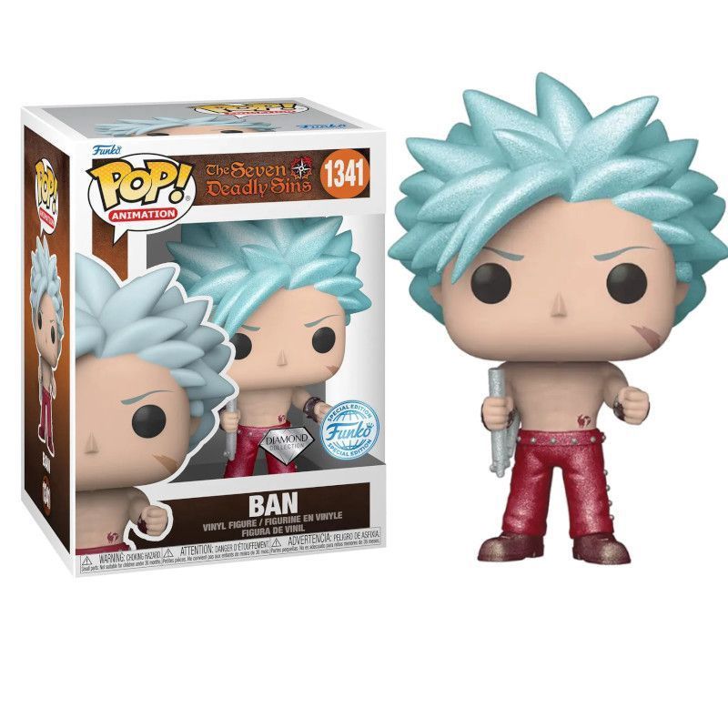 #1341 The Seven Deadly Sins - Ban [Diamond Collection] [Funko Exclusives] Funko Pop!]