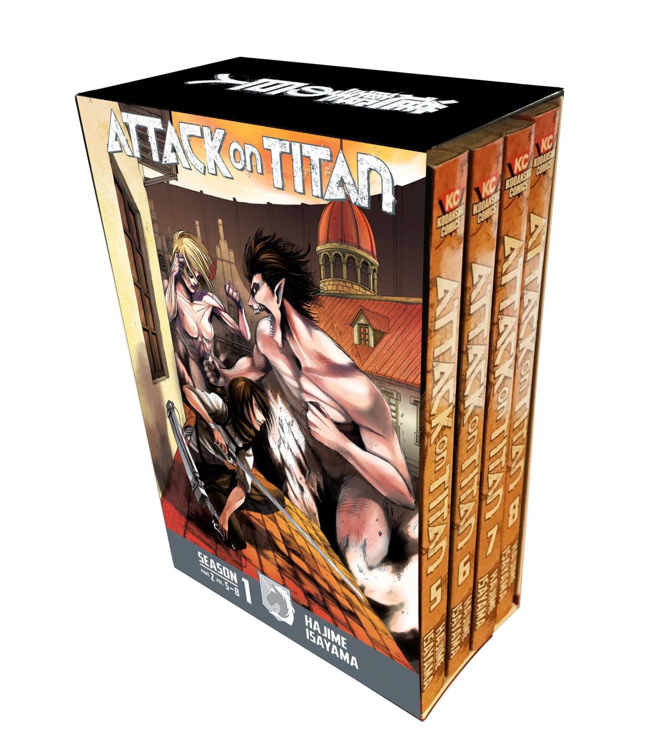 Attack On Titan Season 1 - Part 2 Vol. 5-8