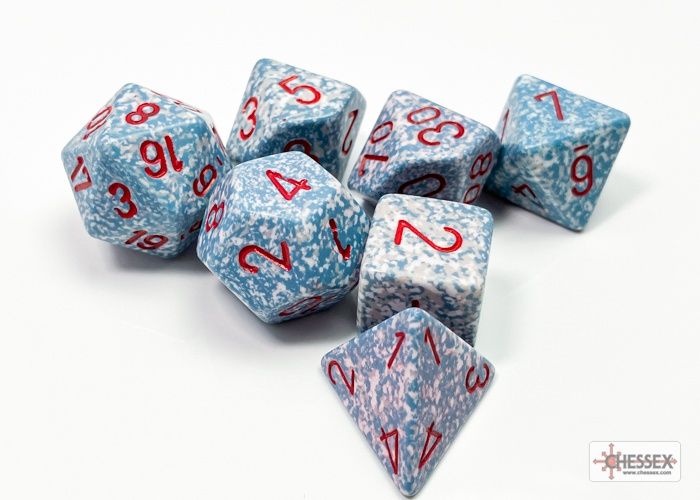 Chessex - Speckled Air Polyhedral 7-Dice Set - CHX 25300