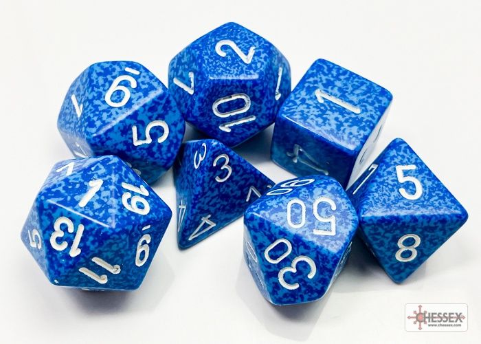 Chessex - Speckled Water Polyhedral 7-Die Set - CHX 25306
