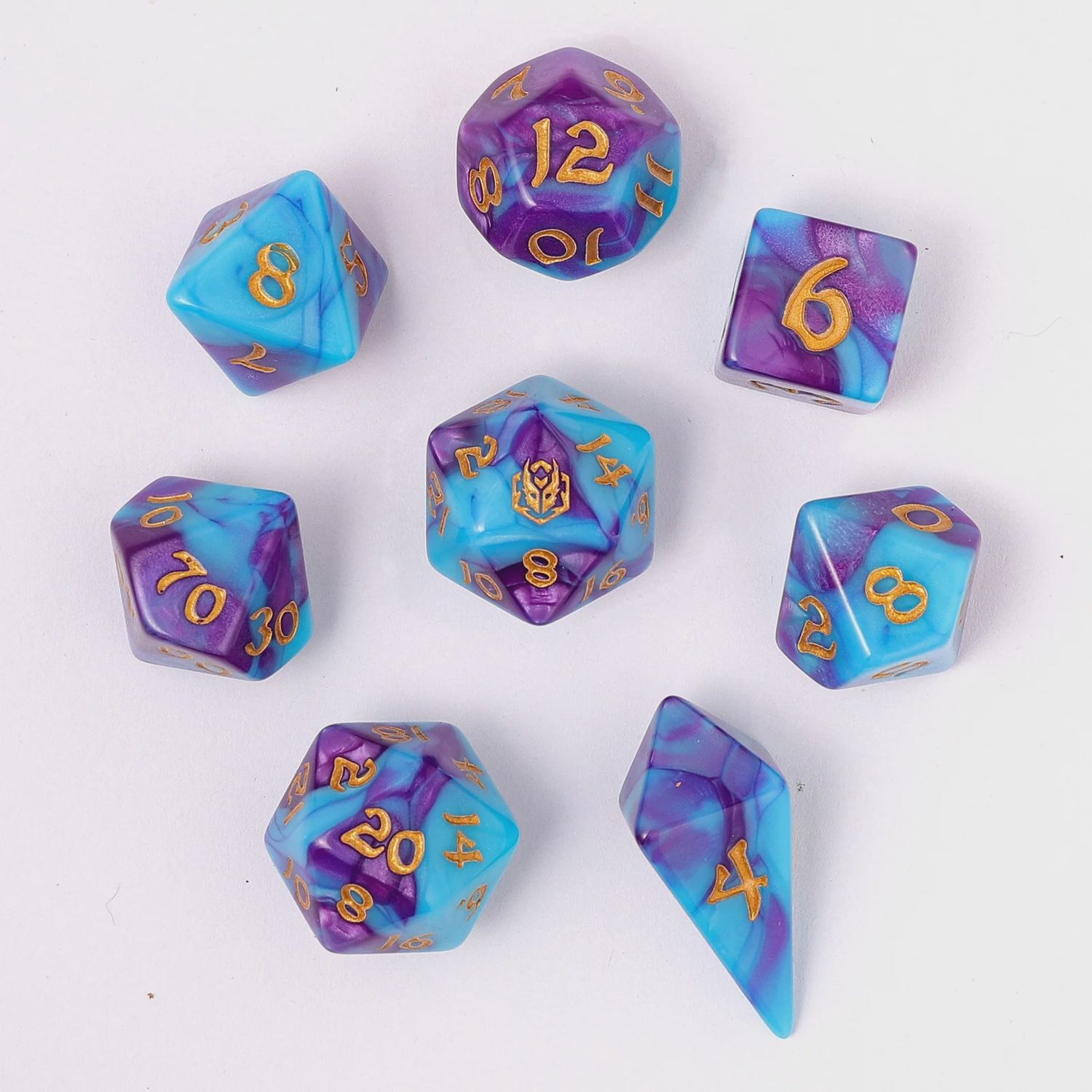 HYMGHO - Banshee&#39;s Wail 8PCS RPG Dice Set - HY02016