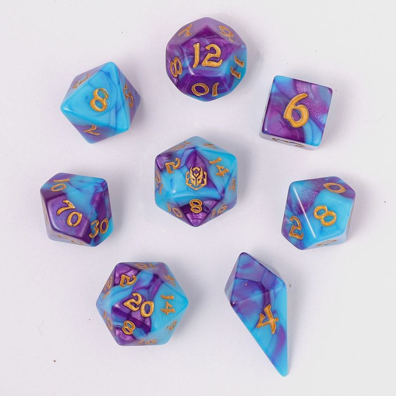 HYMGHO - Banshee&#39;s Wail 8PCS RPG Dice Set - HY02016
