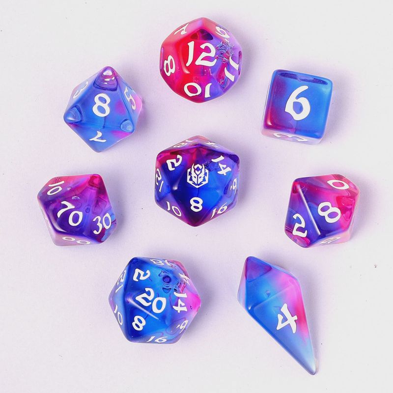 HYMGHO - Unicorn Tears 8PCS RPG Dice Set - HY02011