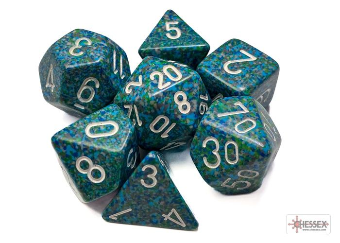 Chessex - Speckled Sea Polyhedral 7-Die Set - CHX 25316