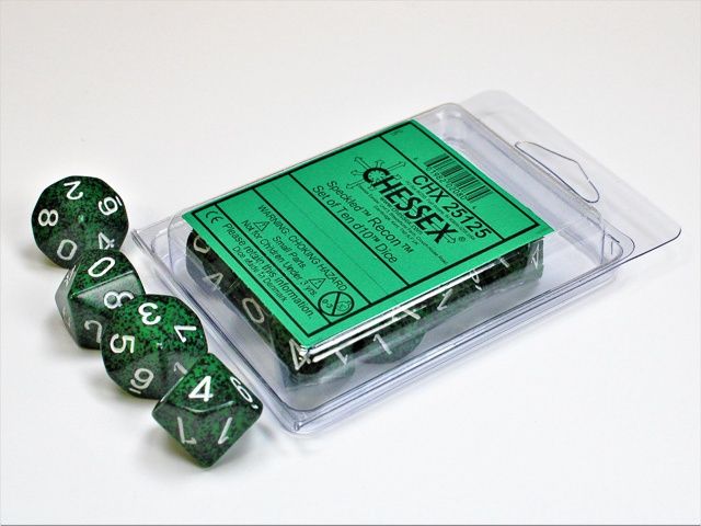 Chessex - Speckled Recon Set of Ten d10 Dice - CHX 25125