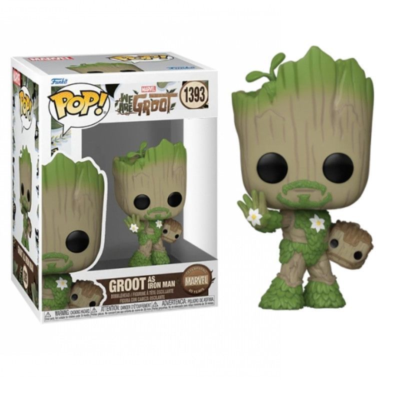 #1393 We Are Groot - Groot as Iron Man - Funko!