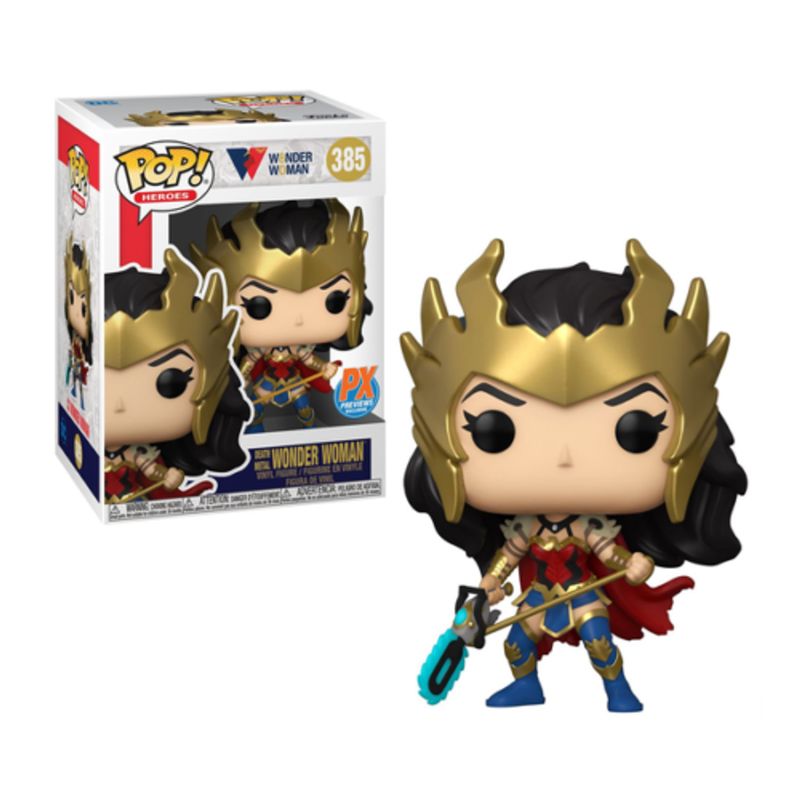 #385 Wonder Woman - Death Metal Wonder Woman (PX Previews Excl) - Funko!
