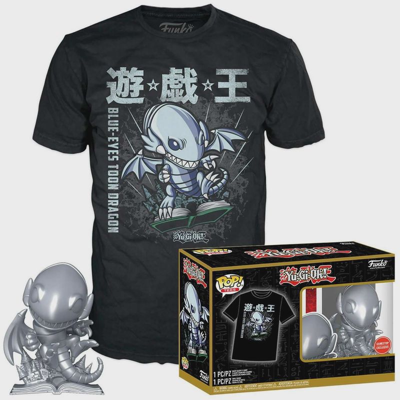 Blue Eyes White Dragon T-Shirt Funko bundle (Gamestop Excl) Funko!