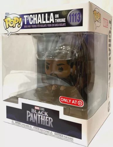 #1113 - Marvel Studios Black Panther - T&#39;challa On Throne (Only At Target) Funko Pop