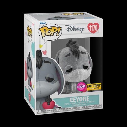 #1170 Disney - Eeyore (Flocked) (Hot Topic Exclusive) - Funko Pop