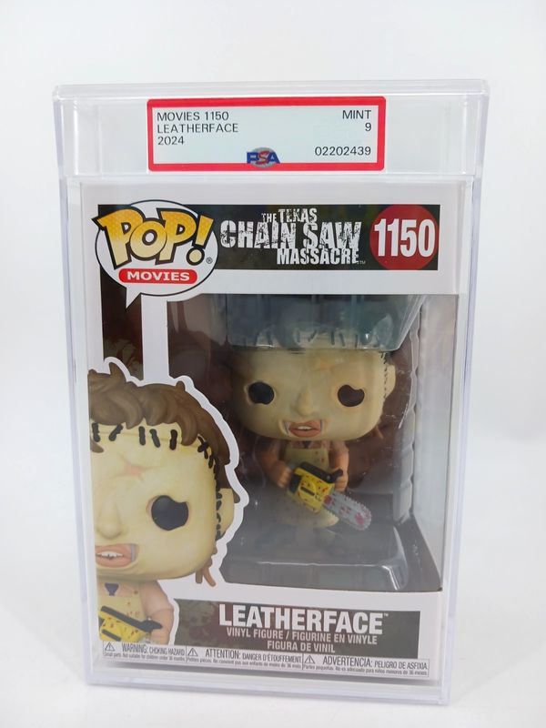 #1150 - The Texas Chain Saw Massacre - Leatherface (PSA Mint 9 Graded) (Movie 1150 Leatherface 2024) - Funko Pop
