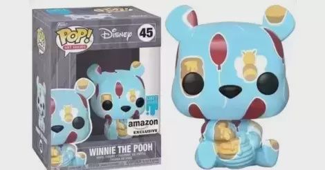#45 - Disney - Winnie the Pooh (Art Series) (Amazon Exclusive) - Funko Pop!