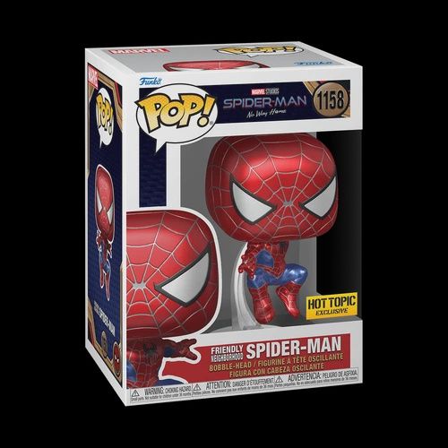 #1158 Spider-Man: No Way Home - Friendly Neighborhood Spider-Man - Hot-Topic Exclusive - Funko Pop!