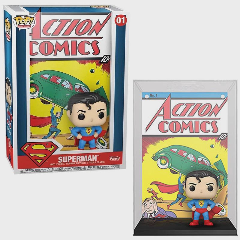 #01 Superman - Comic Cover Display Funko Pop!