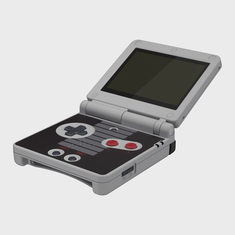 Game Boy Advance SP System | NES System Reshell