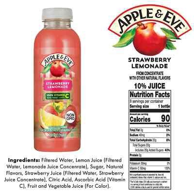 Apple &amp; Eve Strawberry Lemonade