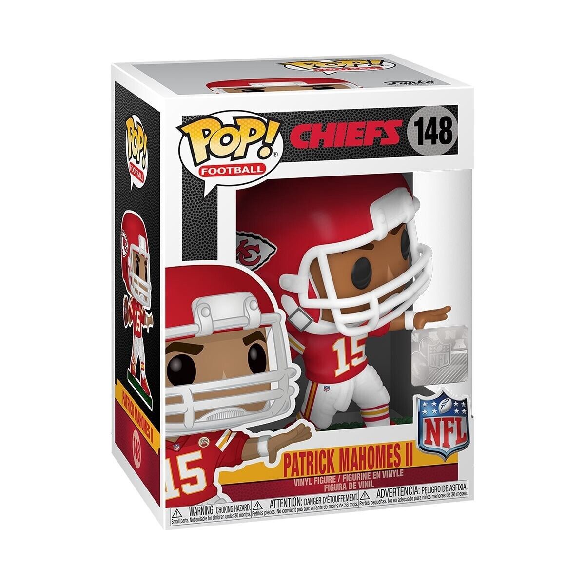#148 - Kansas City Chiefs - Patrick Mahomes II - Funko Pop