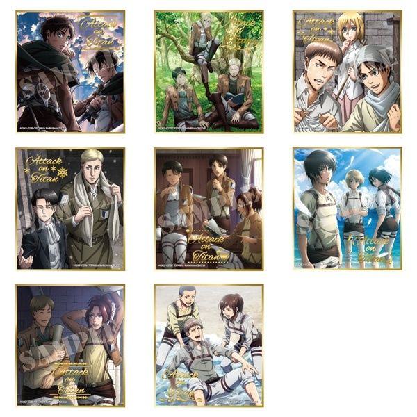 Visual Shikishi Collection of TV Anime &quot;Attack on Titan&quot;