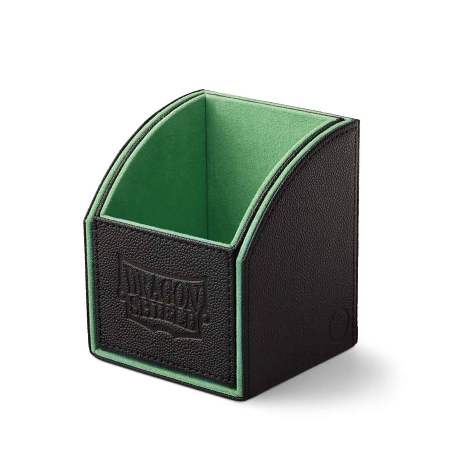 Dragon Shield Nest 100 Deck Box, Condition: Black/Green