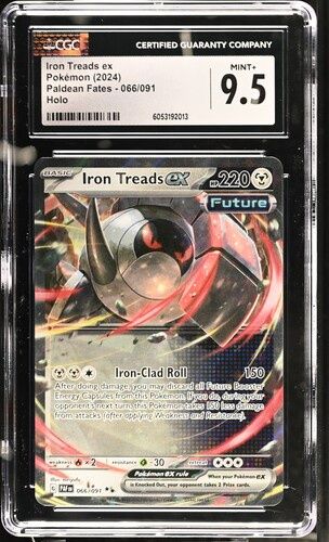 CGC - 9.5 Iron Treads ex Pokemon (2024) Paldean Fates 066/091 (6053192013)