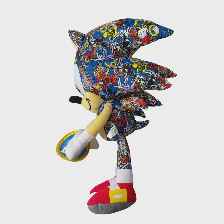 Sonic The Hedgehog Sticker Bomb Plush