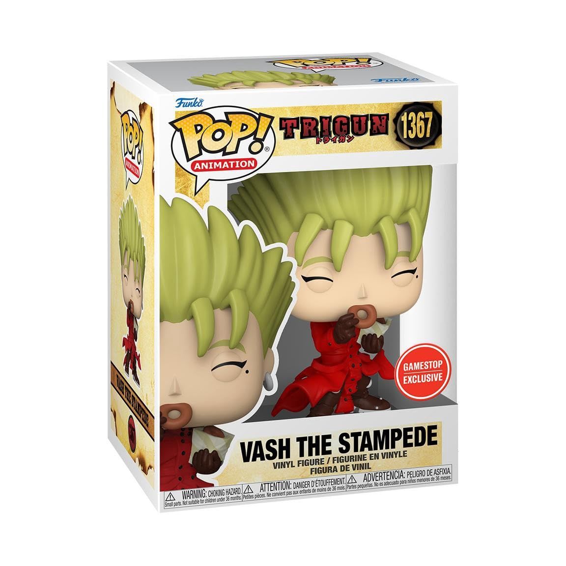 #1367 Trigun - Vash the Stampede - Gamestop Exclusive - Funko Pop!
