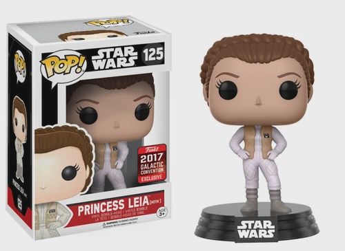 #125 - Star Wars - Princess Leia (Hoth) - 2017 Galactic Convention Exclusive - Funko Pop