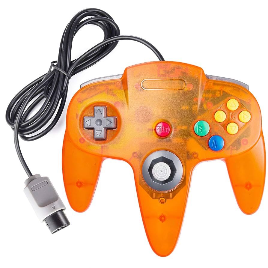 3rd Party Orange Nintendo 64 Controller