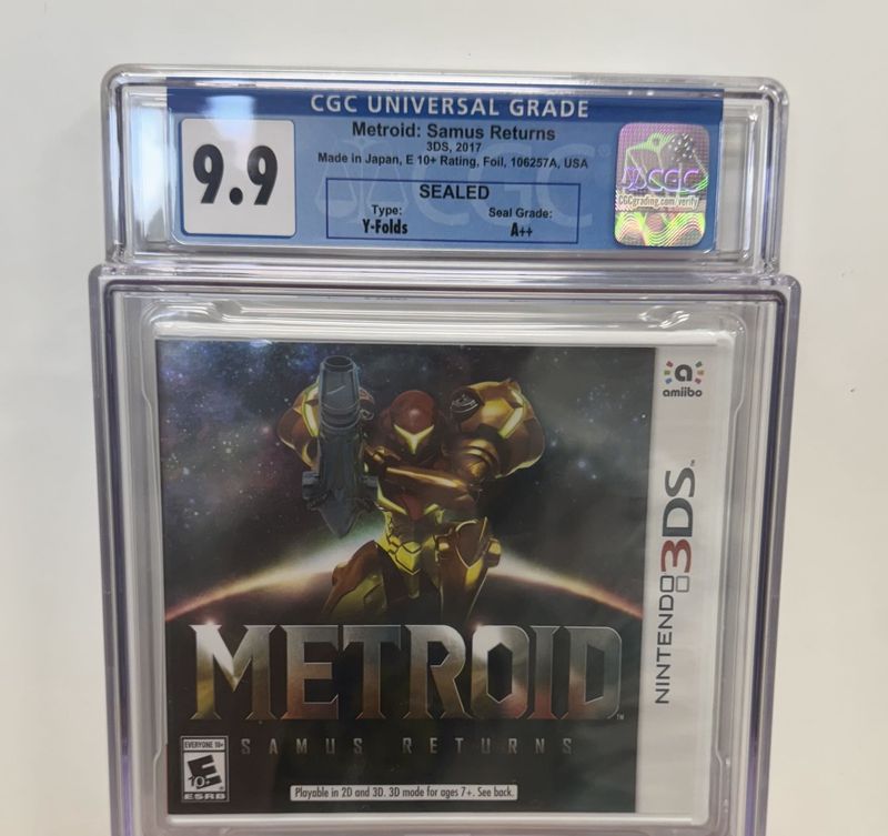 CGC 9.9 - Metroid: Samus Returns - [1020003004] - Sealed - Nintendo 3DS