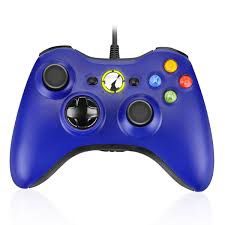 3rd Party - Blue Wired Xbox 360 Controller