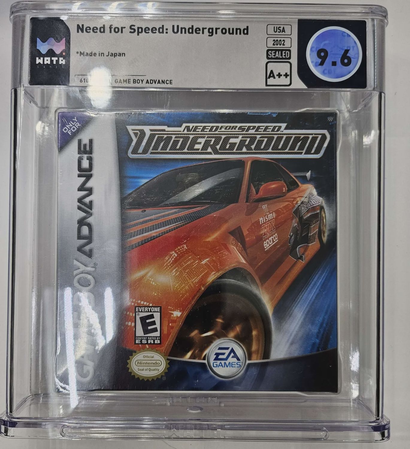 WATA - 9.6 - Need For Speed: Underground - Gameboy Advance - Sealed Grade [610468-001]